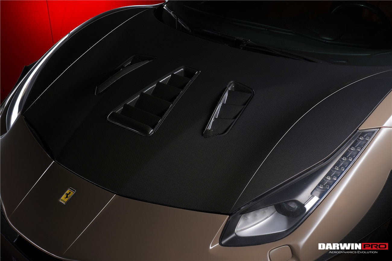 2015 - 2020 Ferrari 488 GTB & Spyder Challenge Evo Modena Style Hood