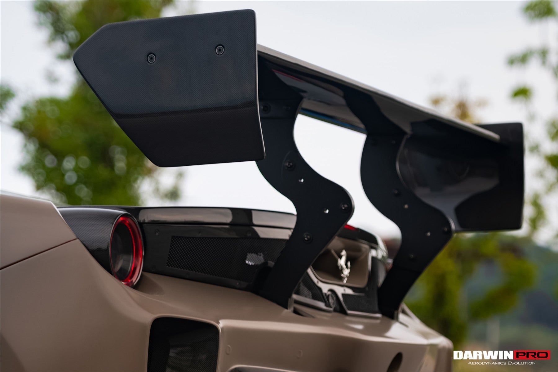 2015 - 2020 Ferrari 488 GTB & Spyder Challenge Evo Modena Style Wing