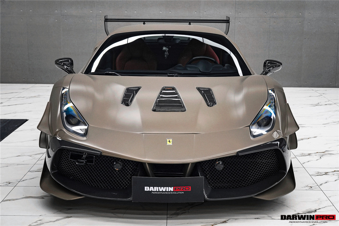 2015 - 2020 Ferrari 488 GTB & Spyder Challenge Evo Modena Style Hood