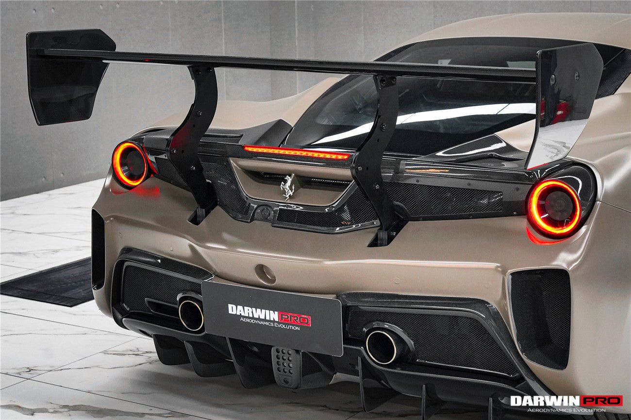 2015 - 2020 Ferrari 488 GTB & Spyder Challenge Evo Modena Style Wing