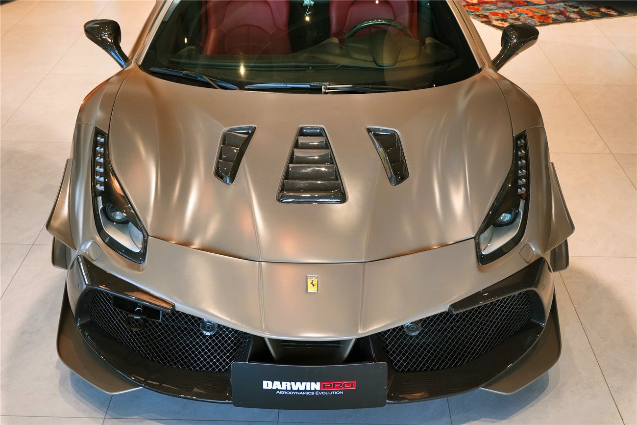 2015 - 2020 Ferrari 488 GTB & Spyder Challenge Evo Modena Style Hood