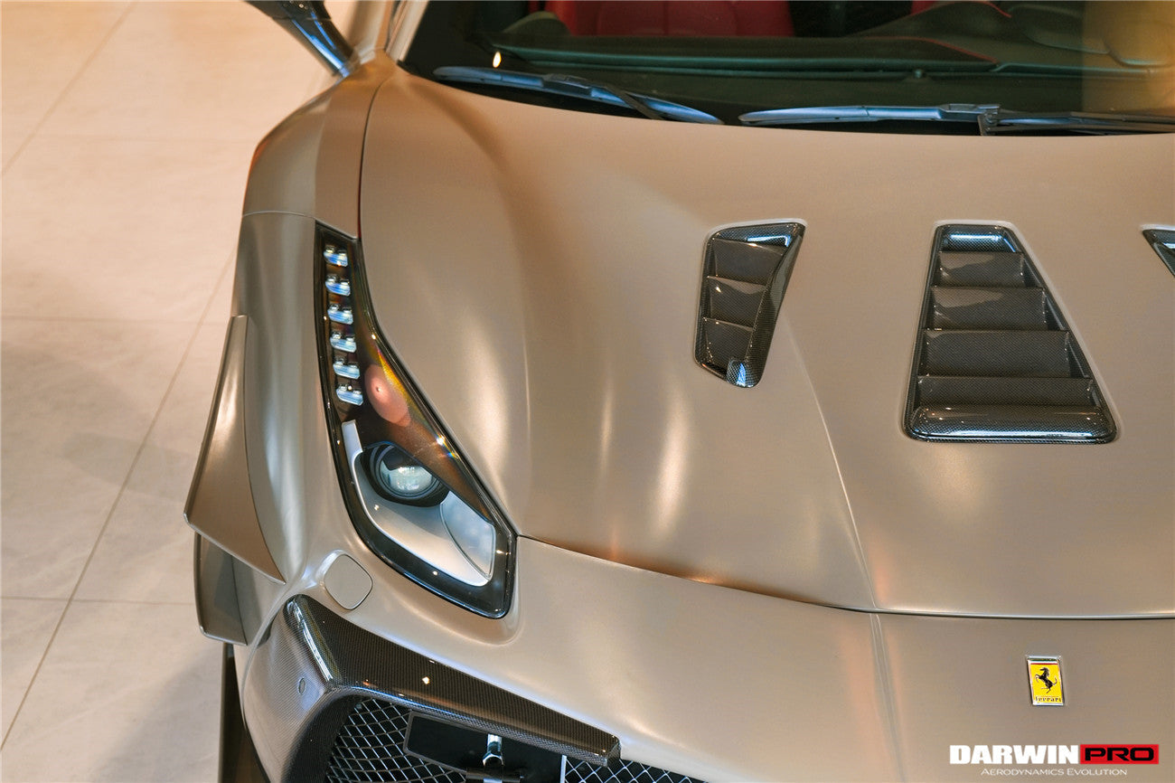 2015 - 2020 Ferrari 488 GTB & Spyder Challenge Evo Modena Style Hood