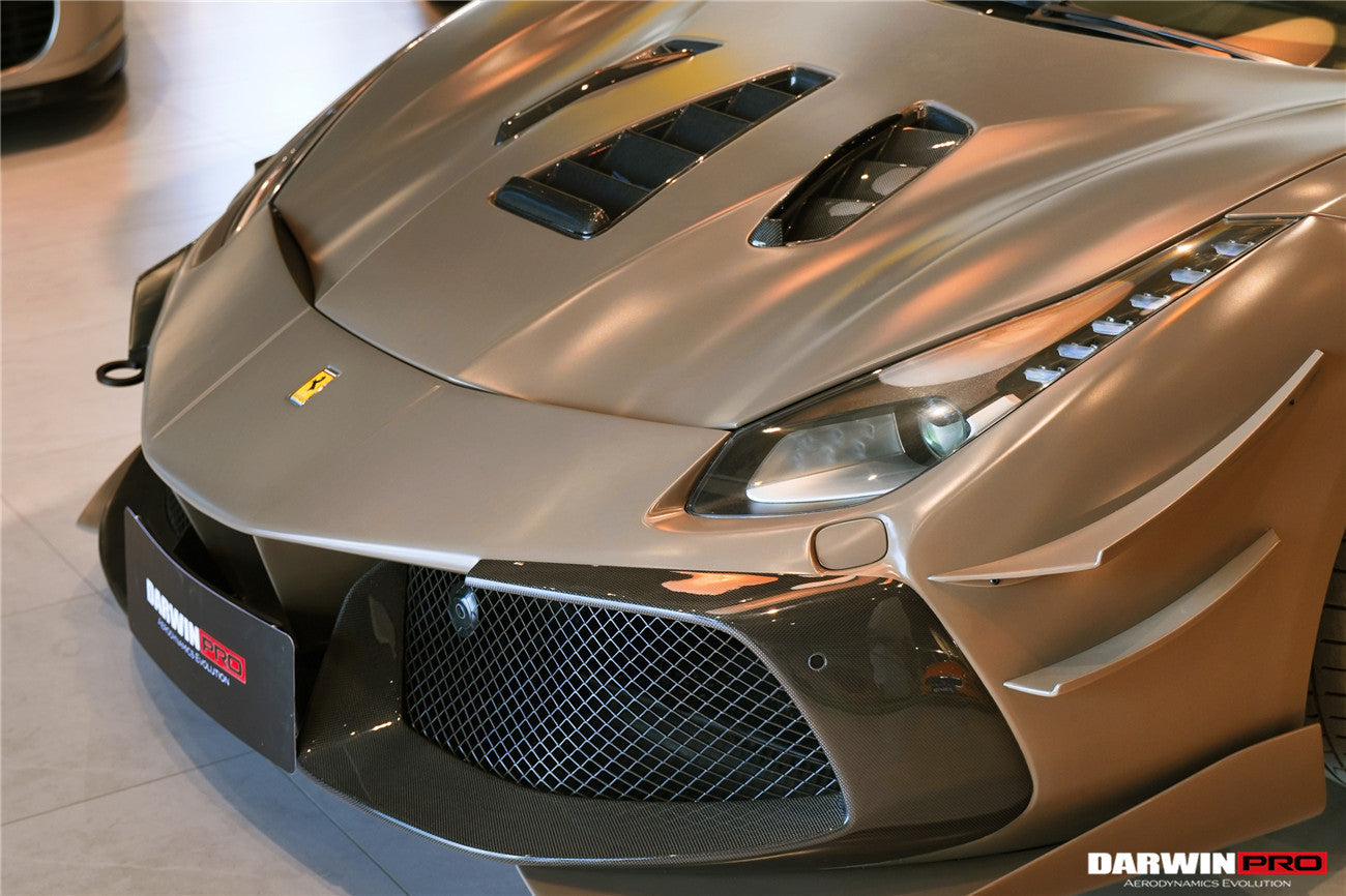 2015 - 2020 Ferrari 488 GTB & Spyder Challenge Evo Modena Style Hood