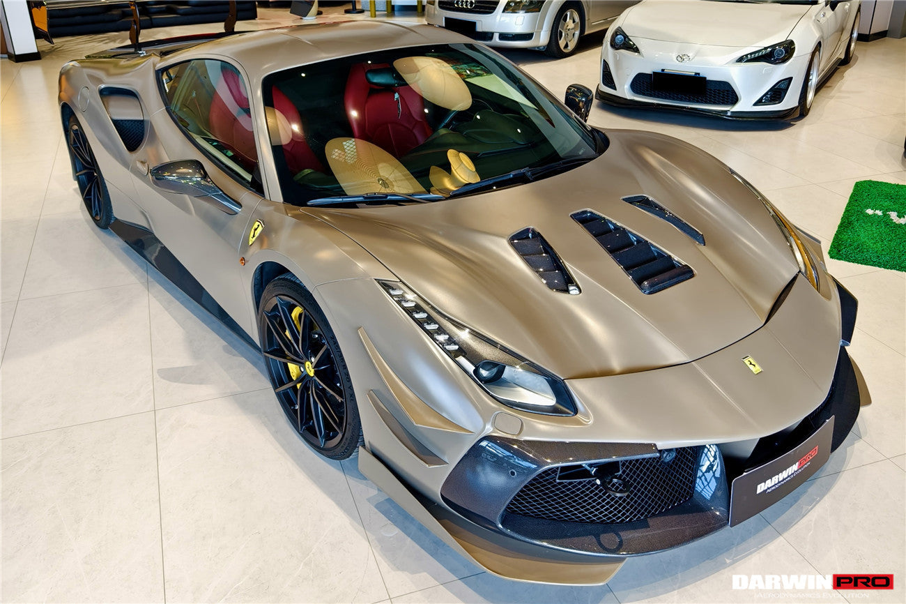 2015 - 2020 Ferrari 488 GTB & Spyder Challenge Evo Modena Style Hood