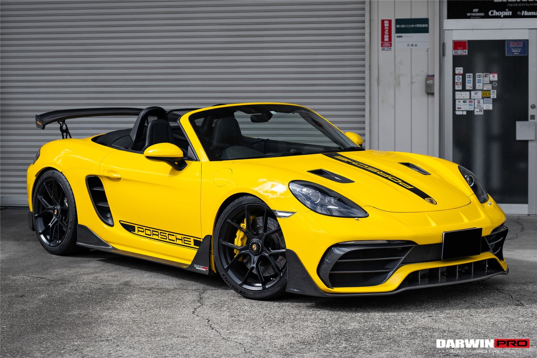 Porsche 718 Cayman & Boxster Stuttmate Carbon Fiber Front Bumper (2016-2020)