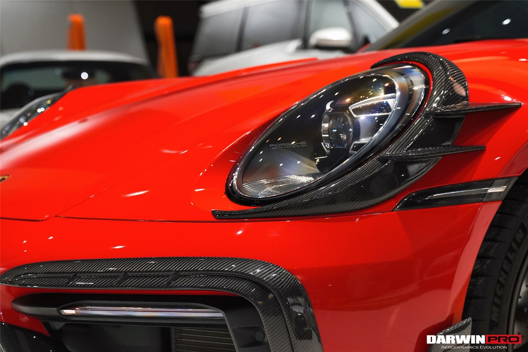 2019 - 2024 Porsche 911 992 Carrera & S & 4 & 4S & Targa & Cabriolet BKSSII Style Headlight Eyelid Eyebrow Cover