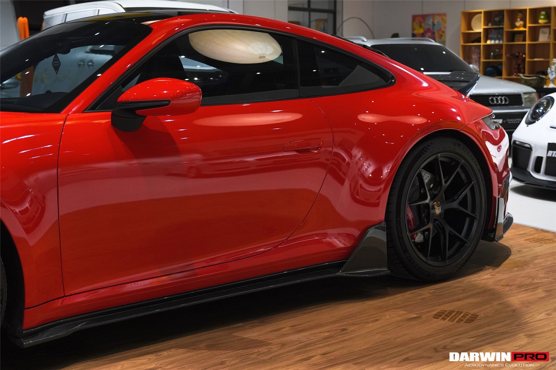 2019 - 2024 Porsche 911 992 Carrera & S & 4 & 4S & Targa & Cabriolet BKSSII Style Side Skirts