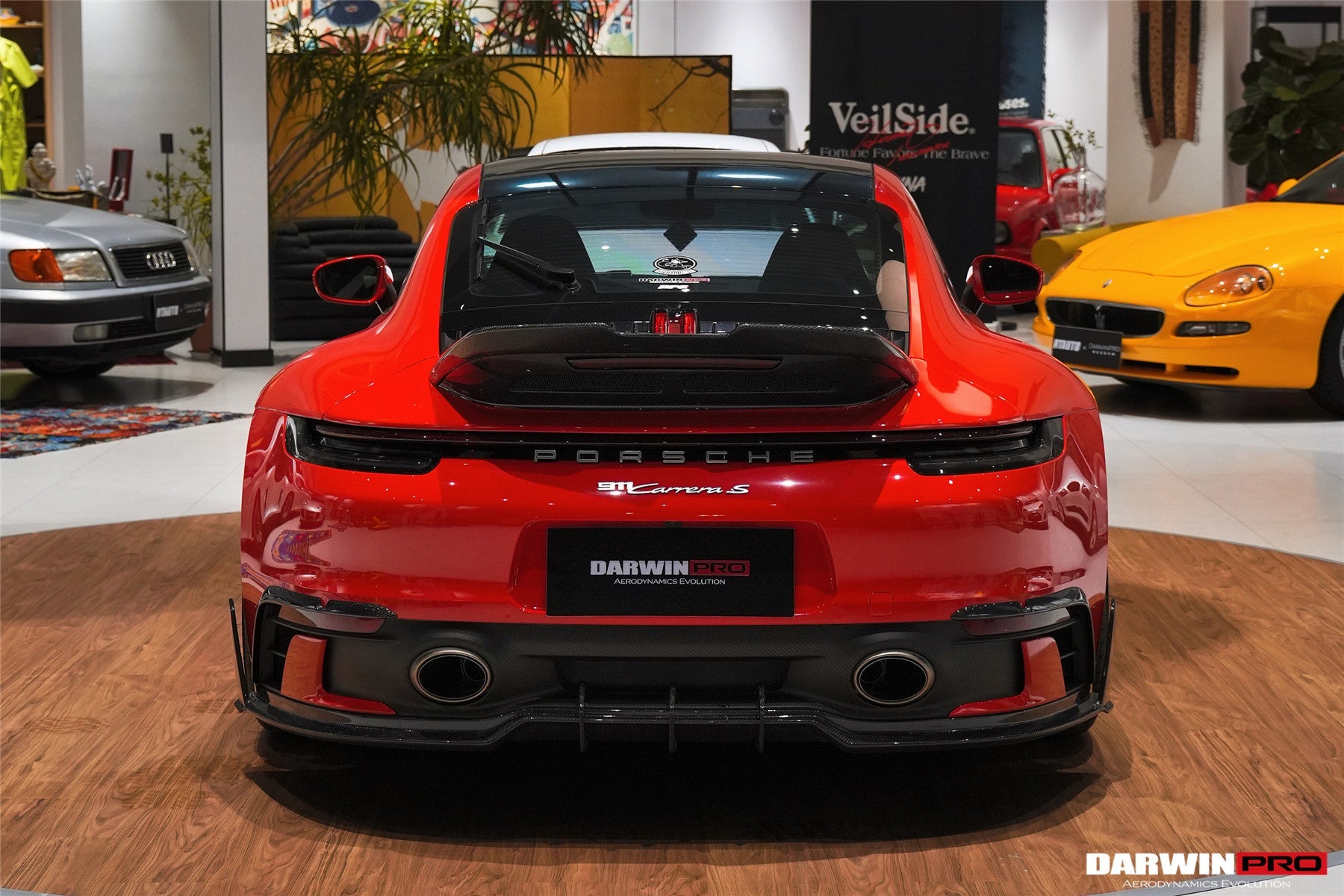 2019 - 2024 Porsche 911 992 Carrera & 4 & 4S & Targa & Cabriolet SD-Sport Design Model BKSSII Style Rear Lip