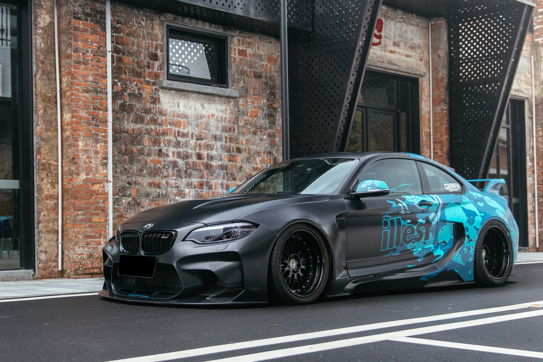 2016-2020 BMW M2 F87 VR Style Partial Carbon Fiber Wide Full Body kit - DarwinPRO Aerodynamics