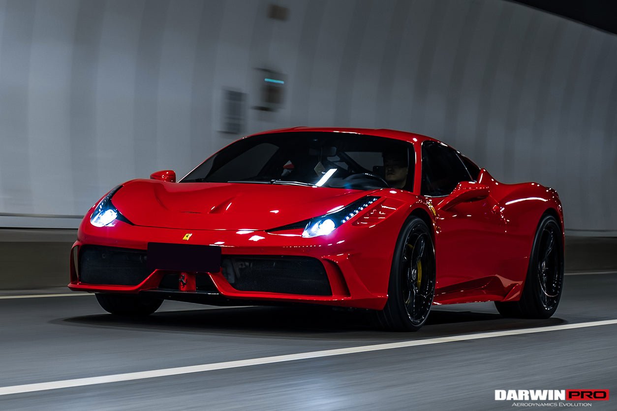 2010-2015 Ferrari 458 Coupe  Spider Speciale Style Hood - DarwinPRO Aerodynamics