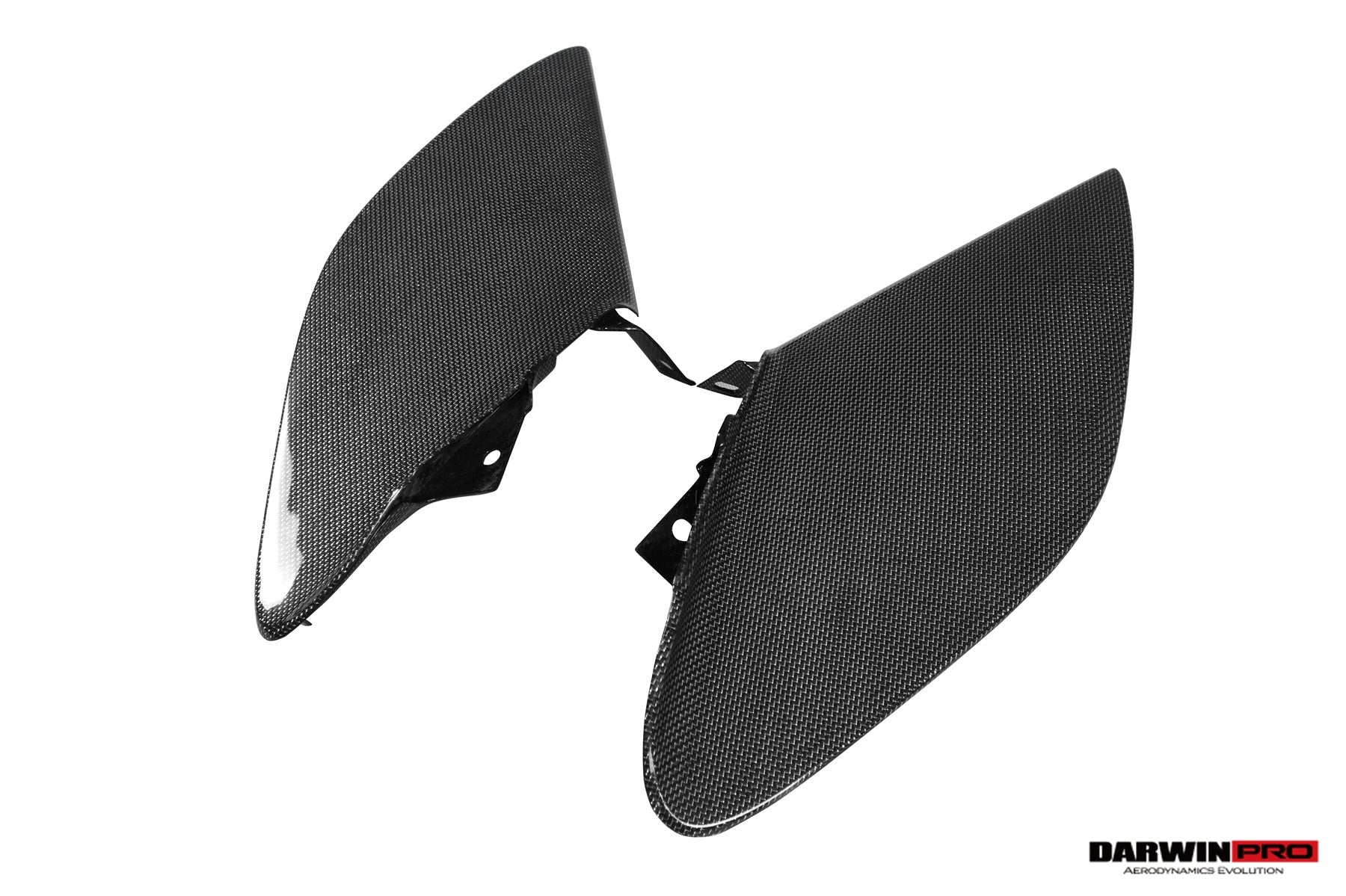 2015 - 2020 Ferrari 488 GTB & Spyder Dry Carbon Fiber Side Air Intake Fins