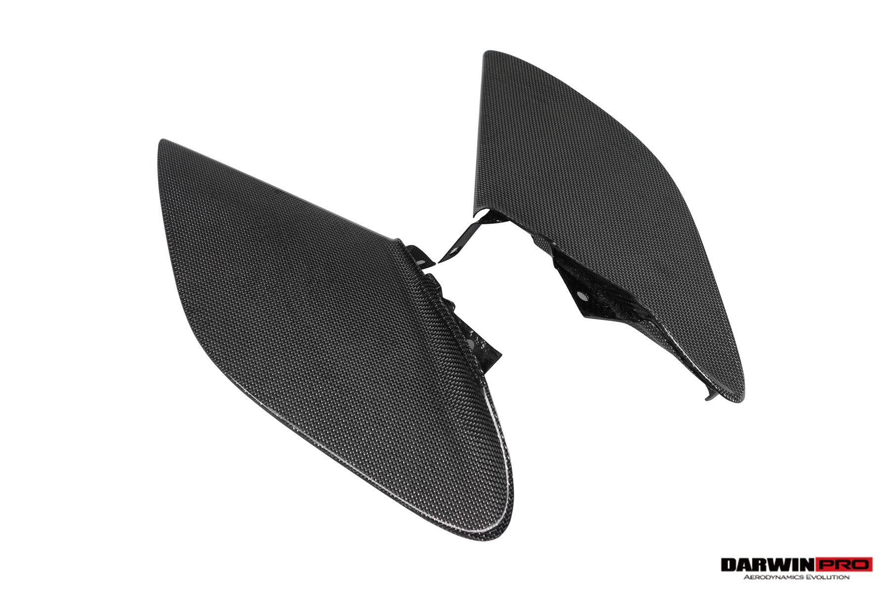 2015 - 2020 Ferrari 488 GTB & Spyder Dry Carbon Fiber Side Air Intake Fins