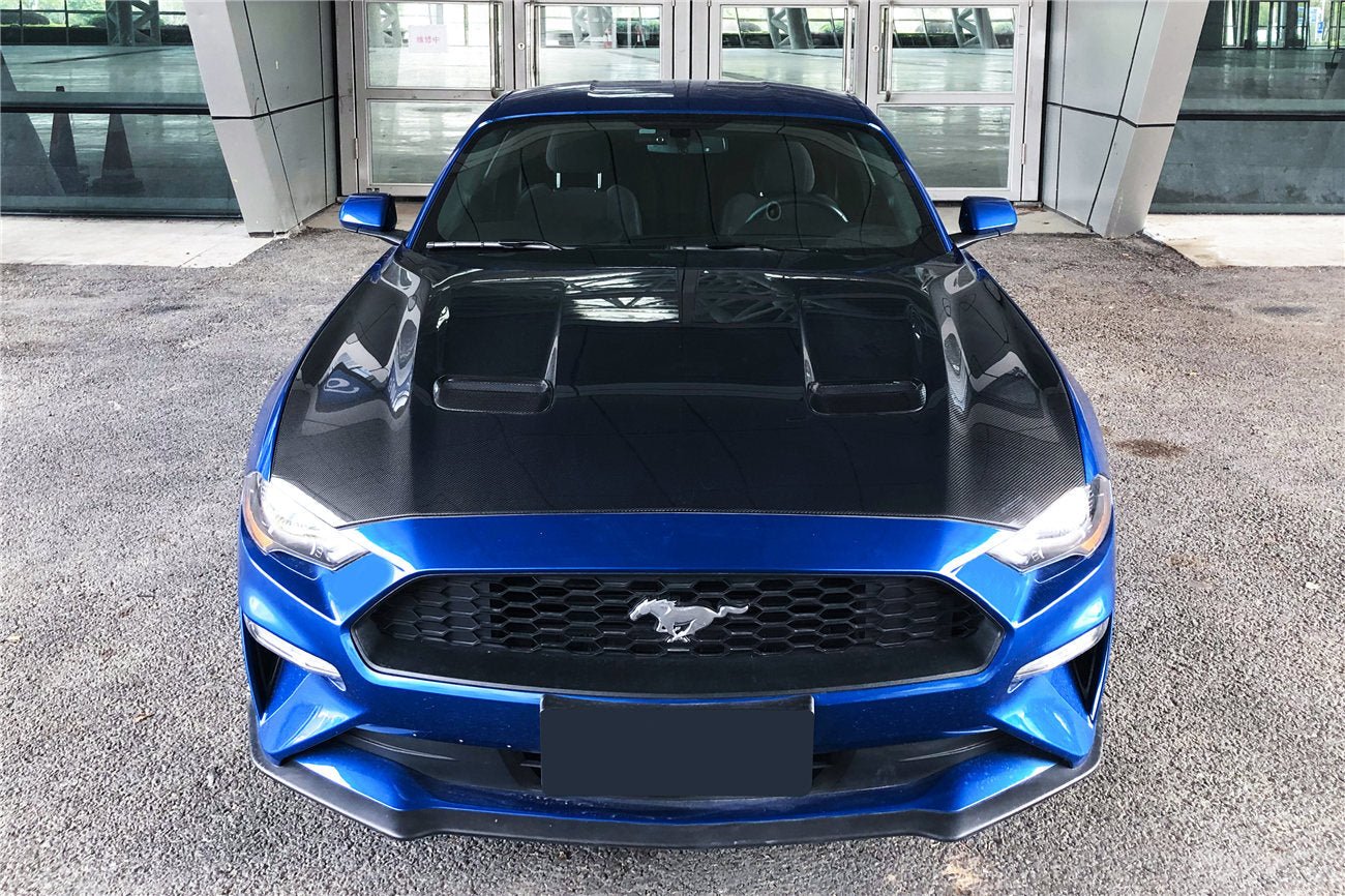 Ford Mustang S550 Carbon Fiber Hood 2018-2023