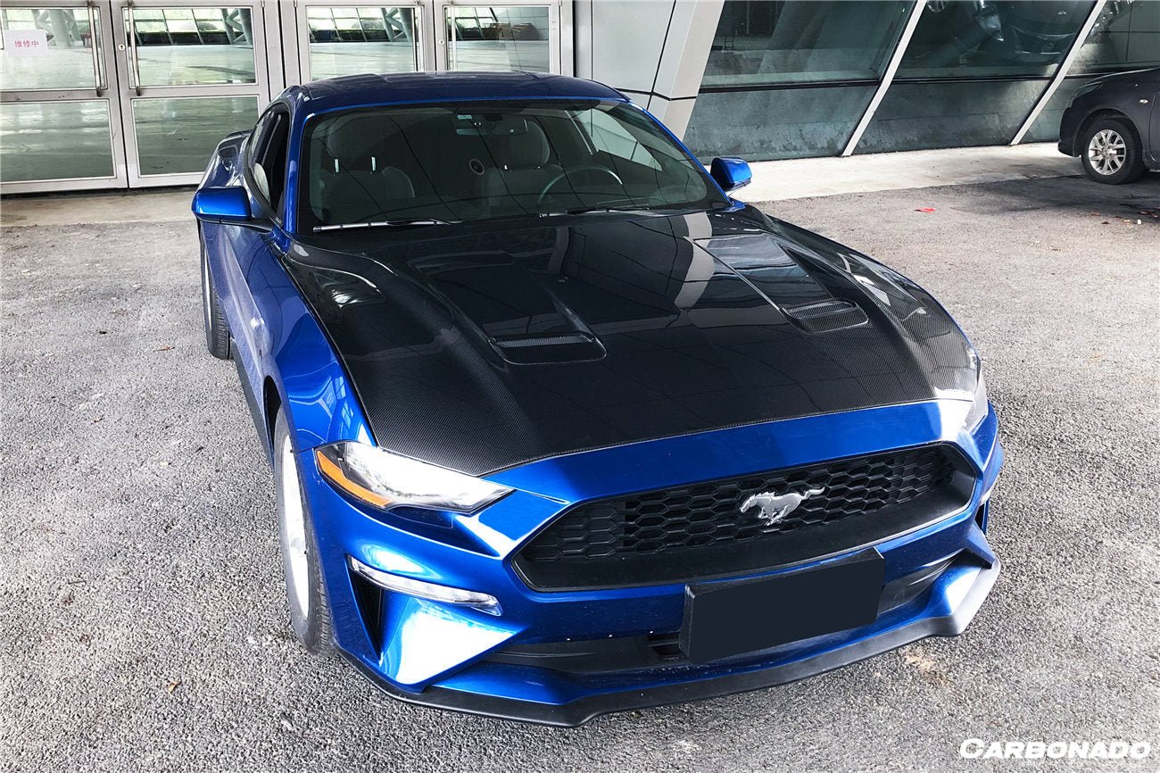 Ford Mustang S550 Carbon Fiber Hood 2018-2023