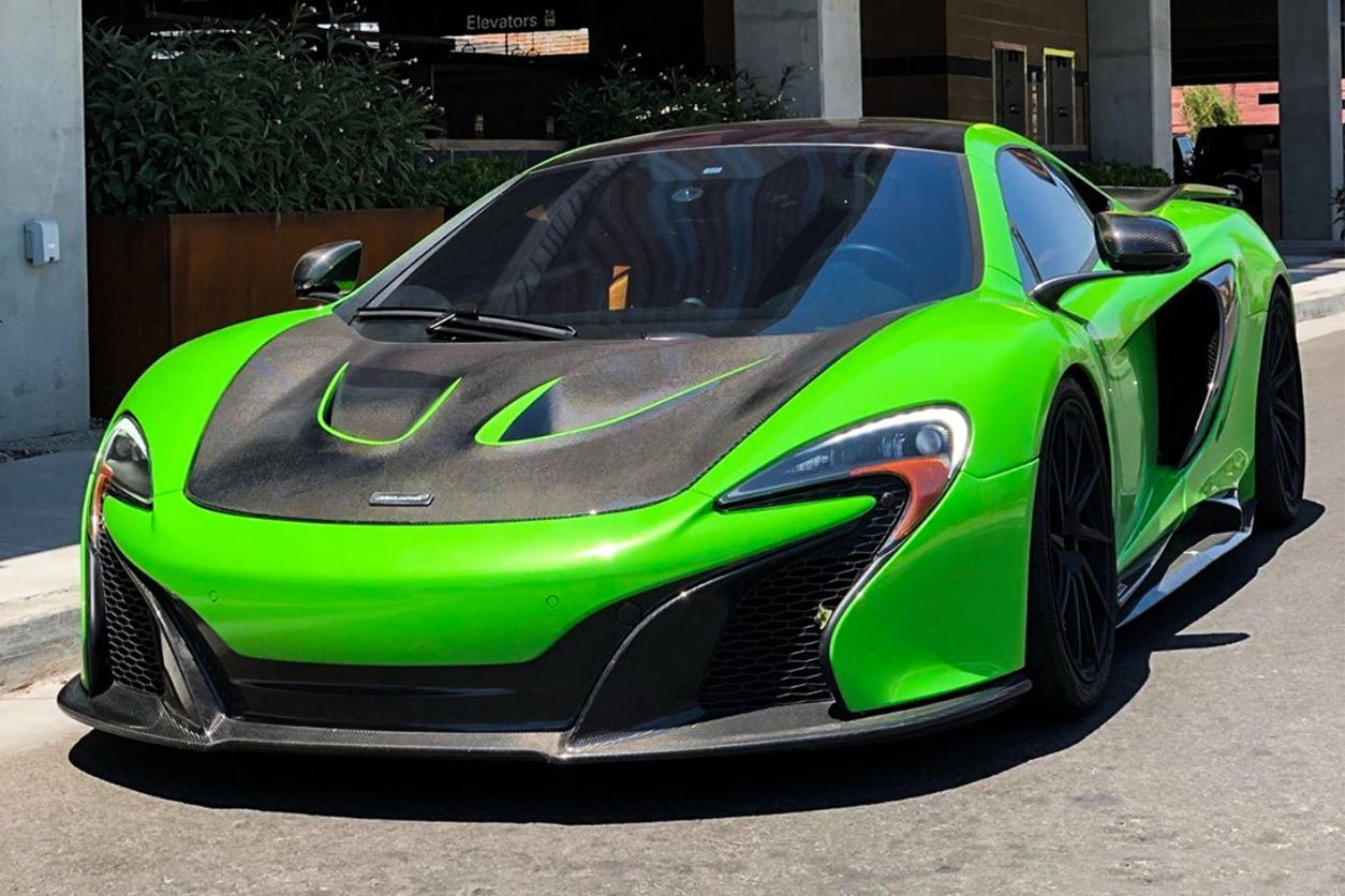 McLaren 650S OEM Style Carbon Fiber Front Lip Coupe Spider 2014-2017