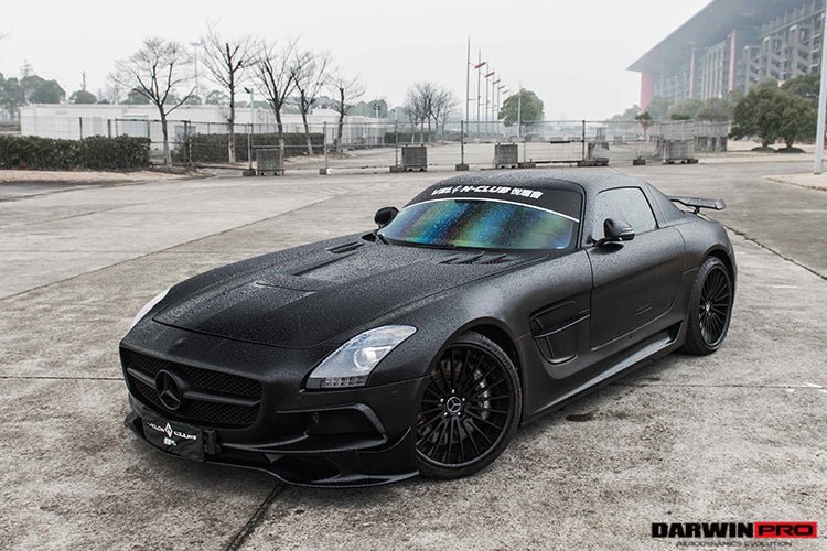 Mercedes-Benz SLS AMG W197 BKSS Style Carbon Fiber Hood 2010-2015