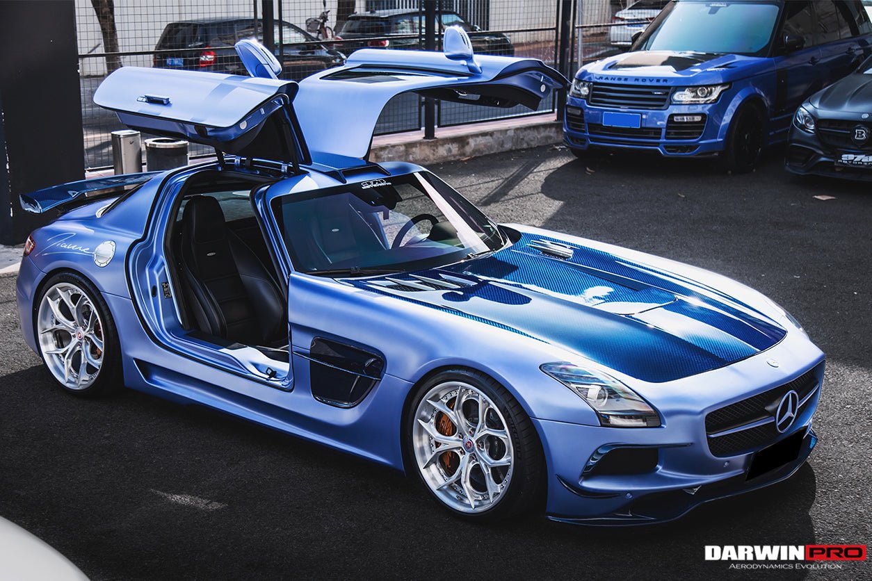 Mercedes-Benz SLS AMG W197 BKSS Style Carbon Fiber Hood 2010-2015