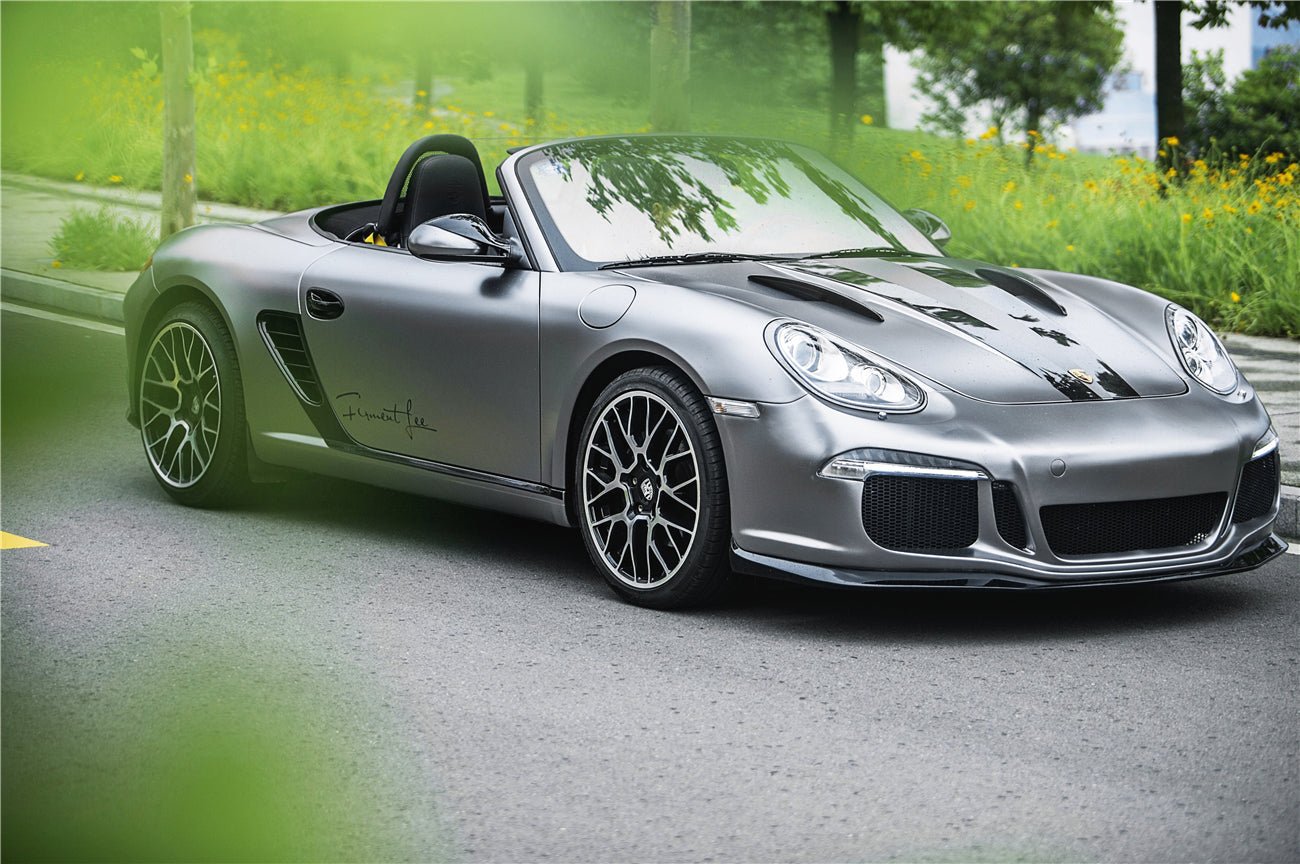 Porsche 987.2 Cayman Boxster GT3 Style Partial Carbon Fiber Full Body Kit 2009-2012