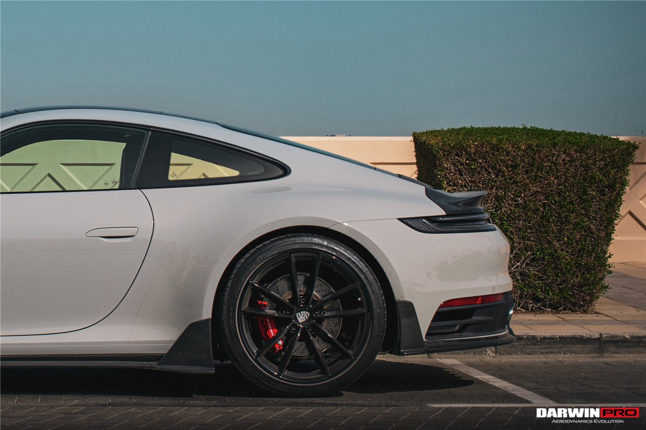 Darwinpro 2019-2024 Porsche 911 992 Carrera Targa 4 4S Targa Cabriolet BKSSII Style Rear Lip - DarwinPRO Aerodynamics