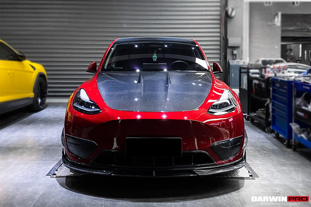2020-2024 Tesla Model Y IMP Performance Carbon Fiber Hood - DarwinPRO Aerodynamics
