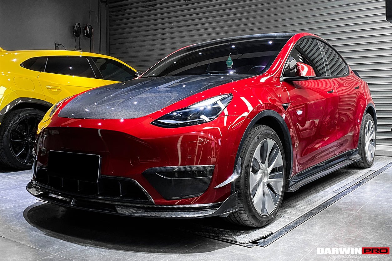 2020-2024 Tesla Model Y IMP Performance Carbon Fiber Hood - DarwinPRO Aerodynamics