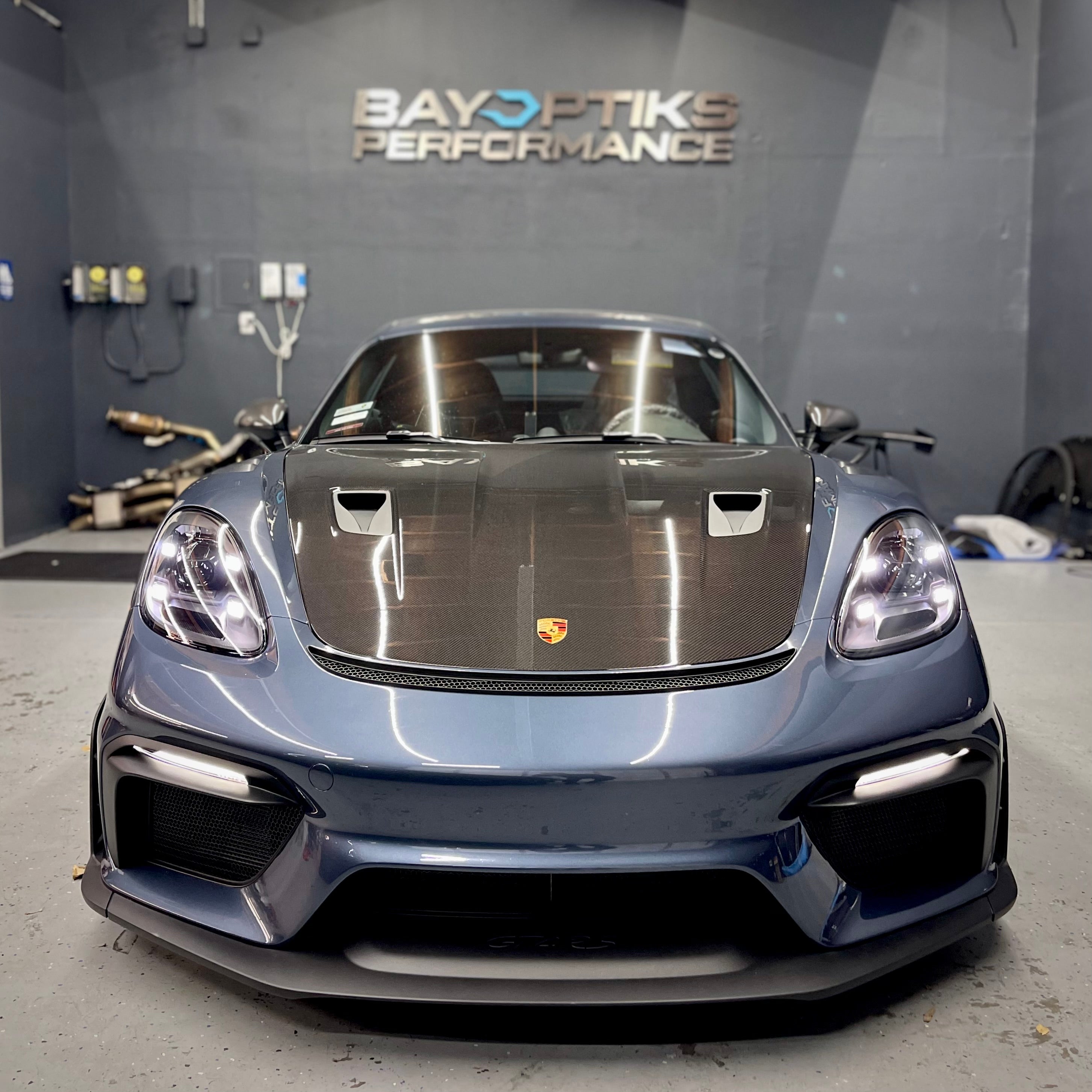 718 Matrix Style LED Headlights for Porsche 718 Boxster Cayman / GT4RS (2019 - Present Xenon Only)