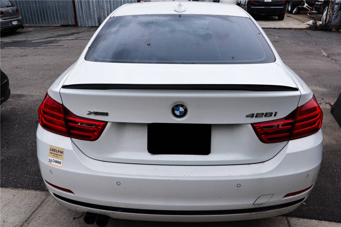 2013-2020 BMW 4 Series F32 MP Style Carbon Fiber Turnk Spoiler - Carbonado