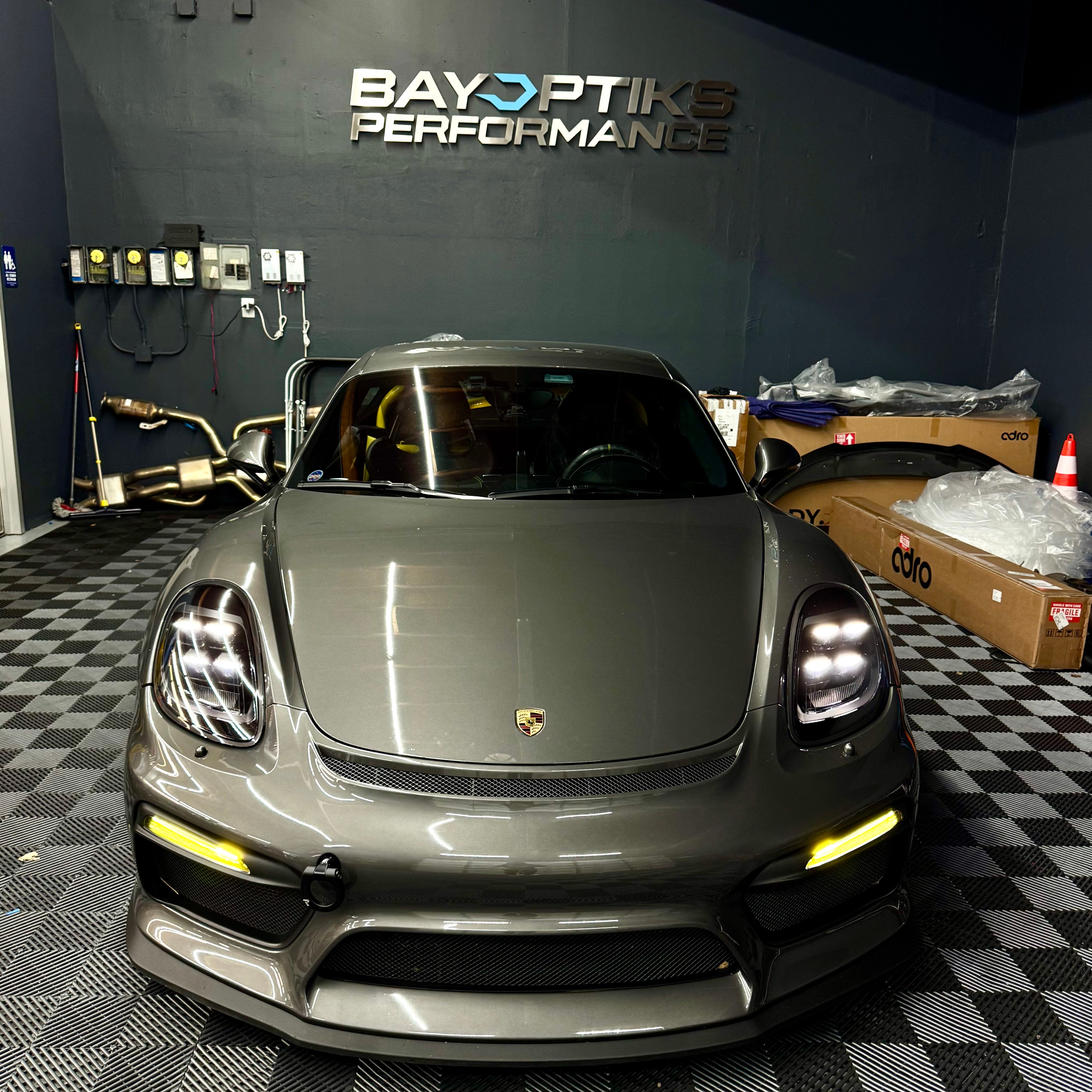 Matrix Style LED Headlights for Porsche 981 Boxster Cayman / GT4 (2013 - 2016)