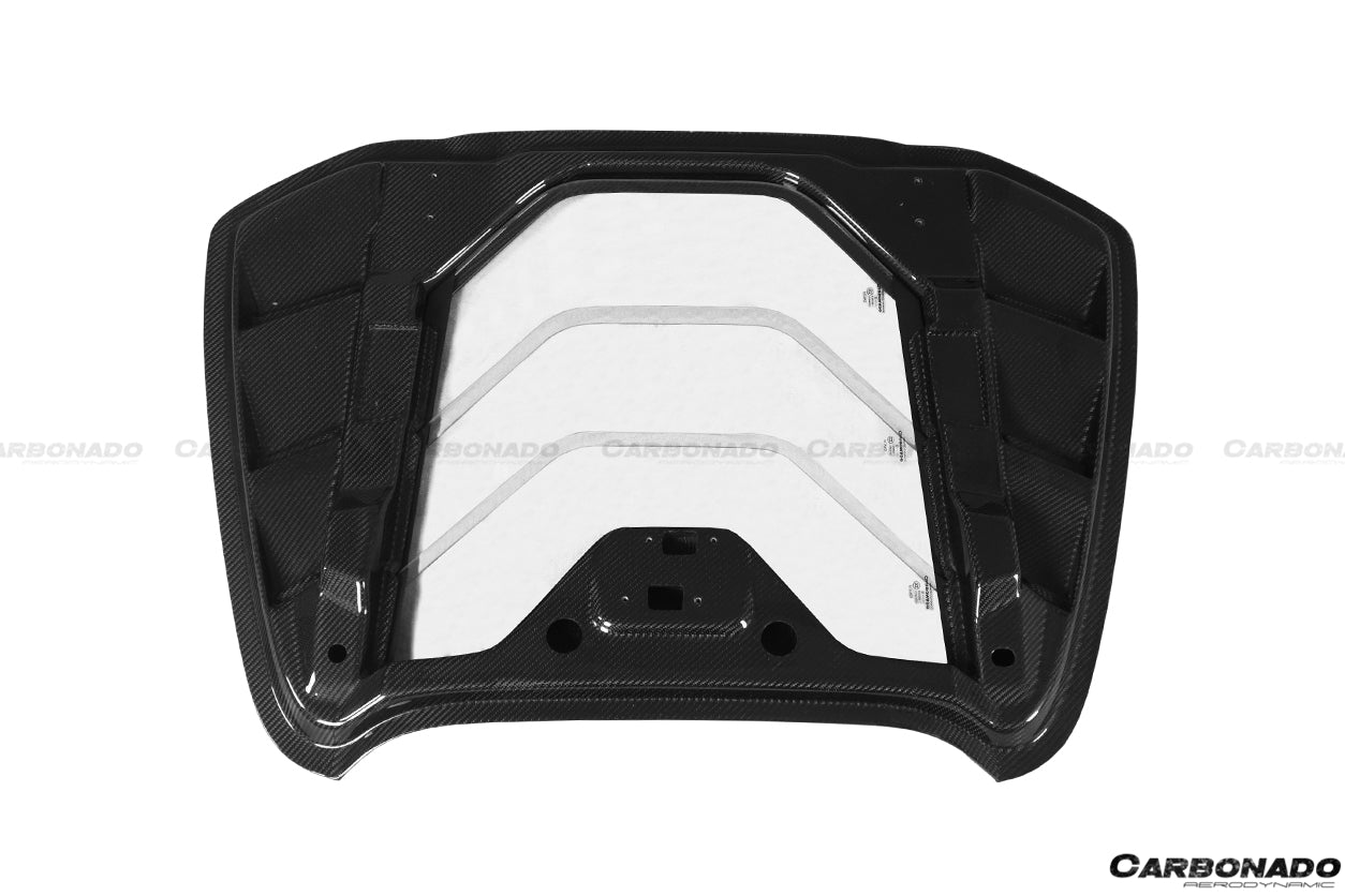 2015 - 2020 Ferrari 488 Spyder MSY Style Carbon Fiber Engine Hood