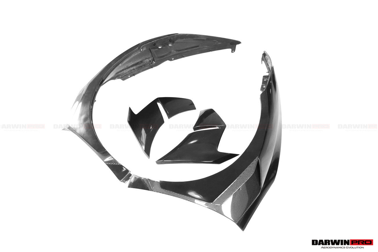 2015 - 2025 Lamborghini Huracan LP610 & LP580 & EVO & Tecnica BKSSII Style Front Wide Fender