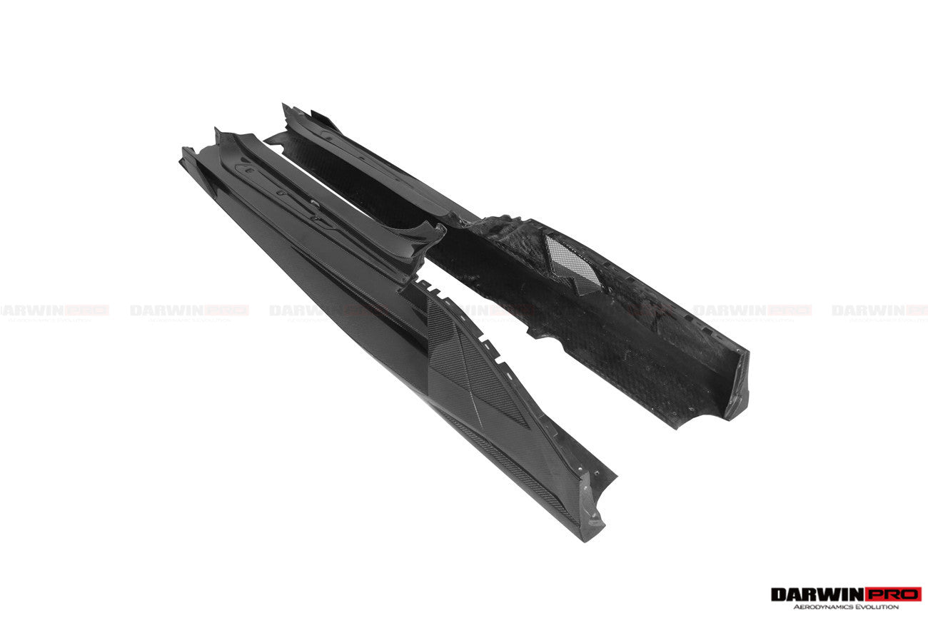 2015 - 2025 Lamborghini Huracan LP610 & LP580 & EVO & STO & Tecnica BKSSII Style Side Skirts