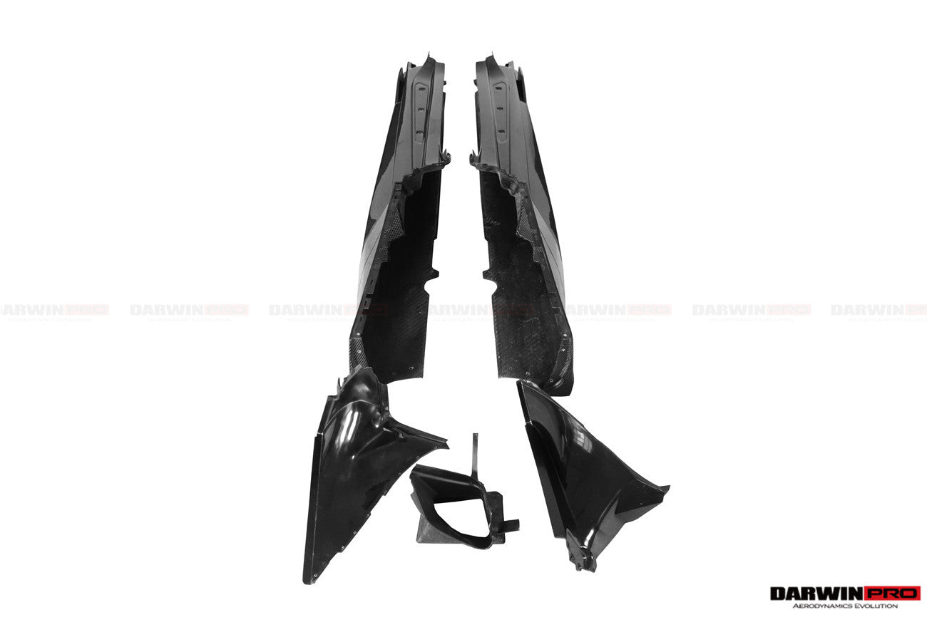 2015 - 2025 Lamborghini Huracan LP610 & LP580 & EVO & STO & Tecnica BKSSII Style Side Skirts