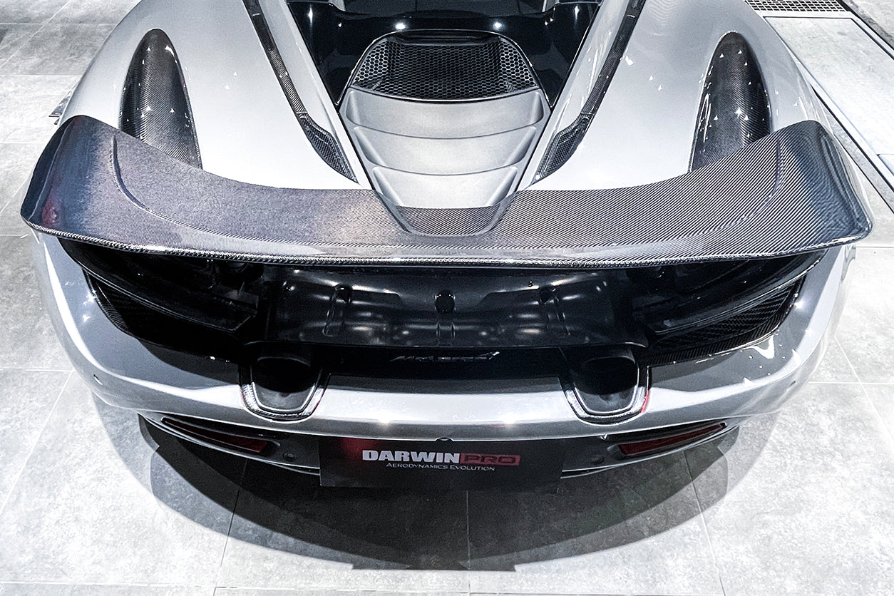 2017 - 2021 McLaren 720s Dry Carbon Fiber Rear Bumper Upper Exhaust Valance Panel
