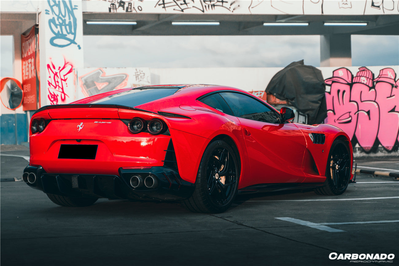 2018 - 2025 Ferrari 812 Superfast & GTS MSY Style Rear Bumper Vents