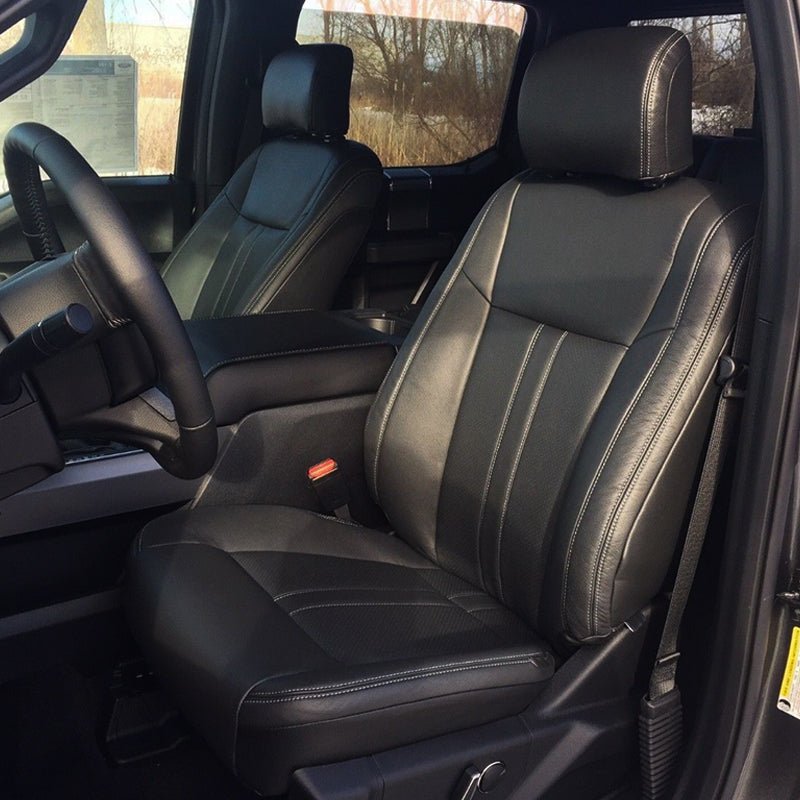 2015-20-ford-f-150-15-22-f-250-f-350-custom-interior-seat-coversGenuine Leather (Custom Order)