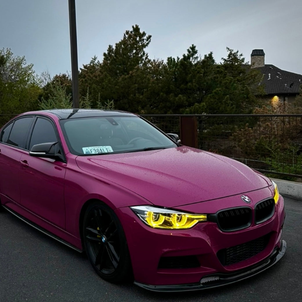 F30 3 Series LCI Style LED Headlights V2 CSL Yellow/White 2012 - 2019