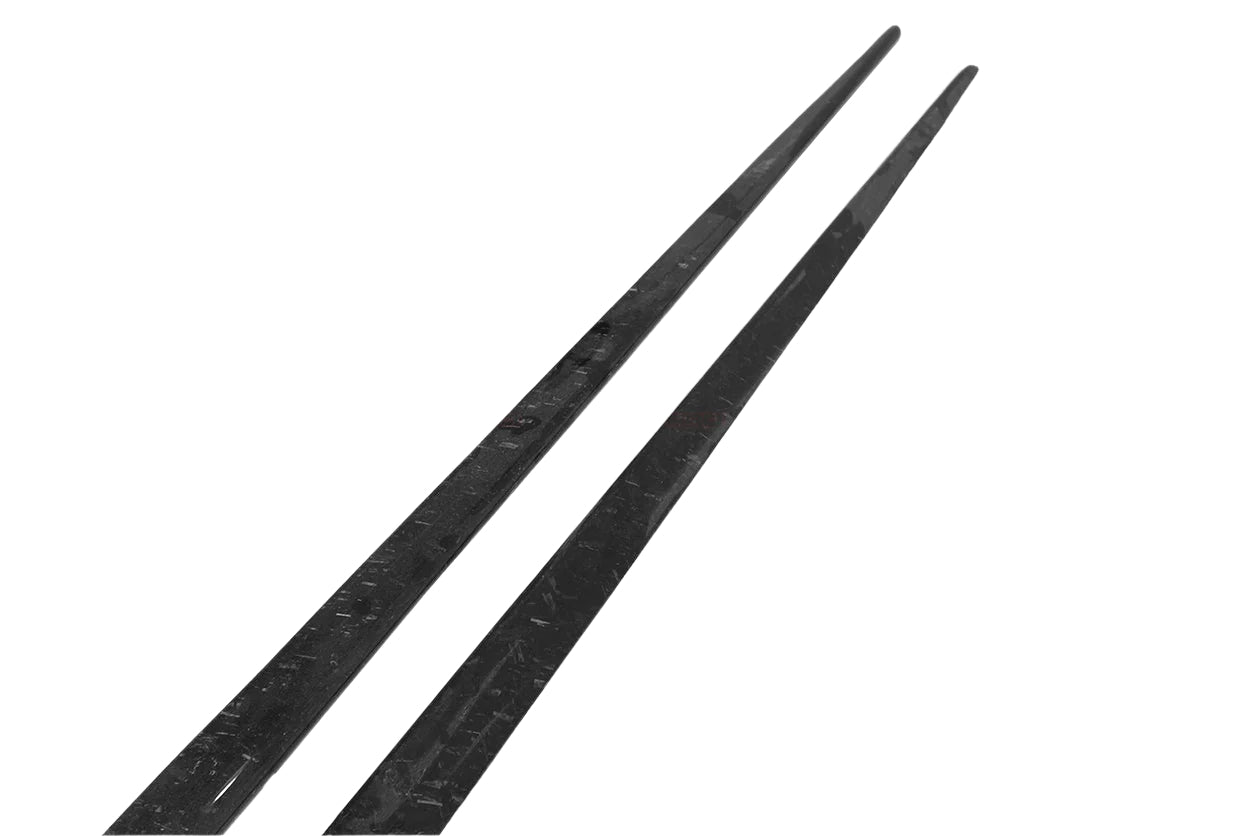 2014 - 2021 Mercedes Benz C217 S63/S65 AMG Coupe Carbon Fiber Side Skirts Extension