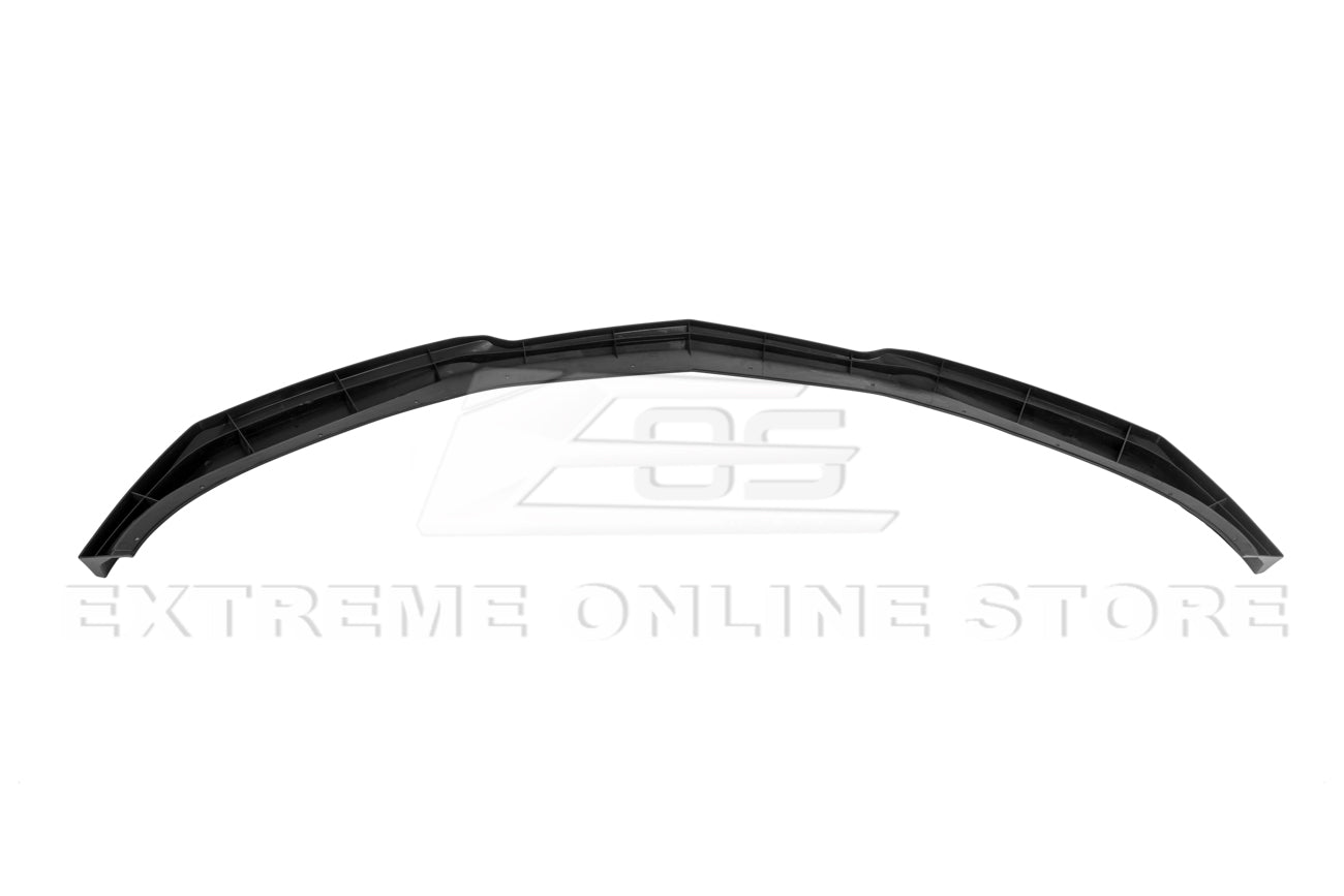 Chevrolet Camaro 6th Gen ZL1 Conversion Gloss Black Carbon Fiber Front Lip Splitter Side Skirts Kit 2019-2024