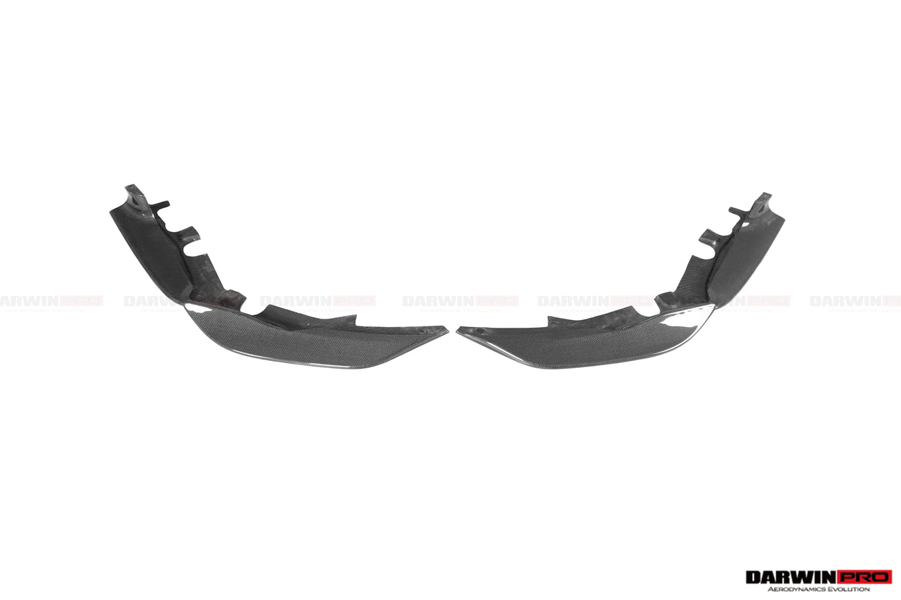 2018 - 2022 Ferrari 488 Pista Carbon Fiber Front Bumper Side Splitter