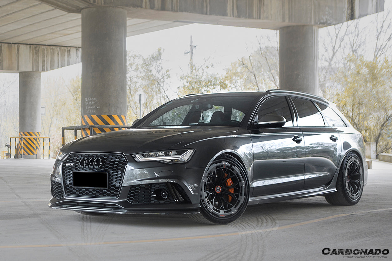 2013 - 2018 Audi RS6 Avant MN Style Carbon Fiber Front Lip
