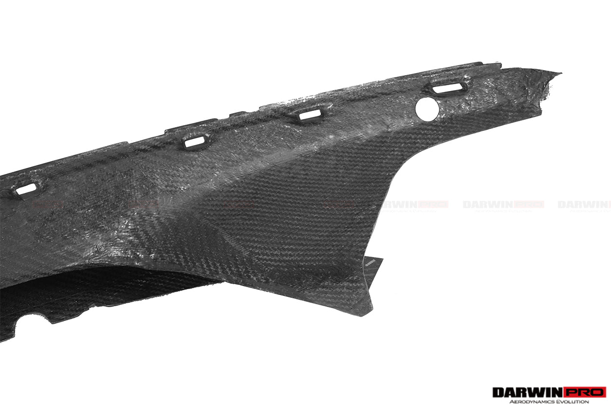 2015 - 2020 McLaren 540C & 570S Carbon Fiber Front Bumper Lip With Undertray