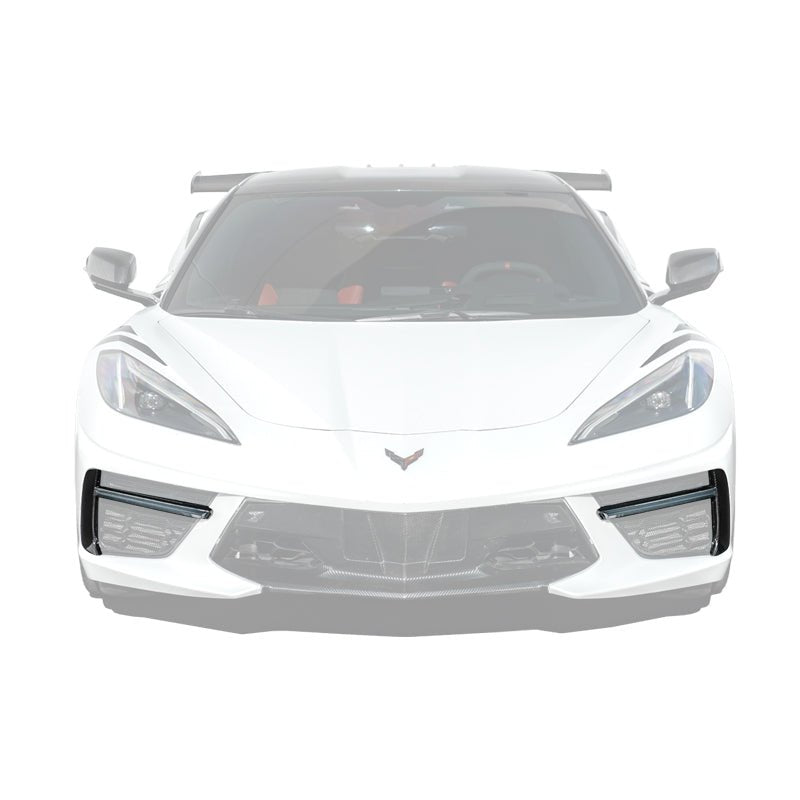 Chevrolet Corvette C8 Sequential LED DRL Light Bar Bezel Insert Carbon Flash Metallic 2020-Up