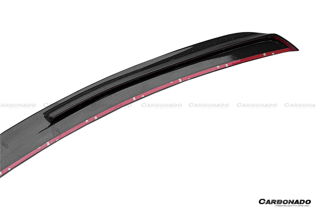 2018 - 2022 Ferrari 488 PISTA NV Style Carbon Fiber Trunk Spoiler Wing