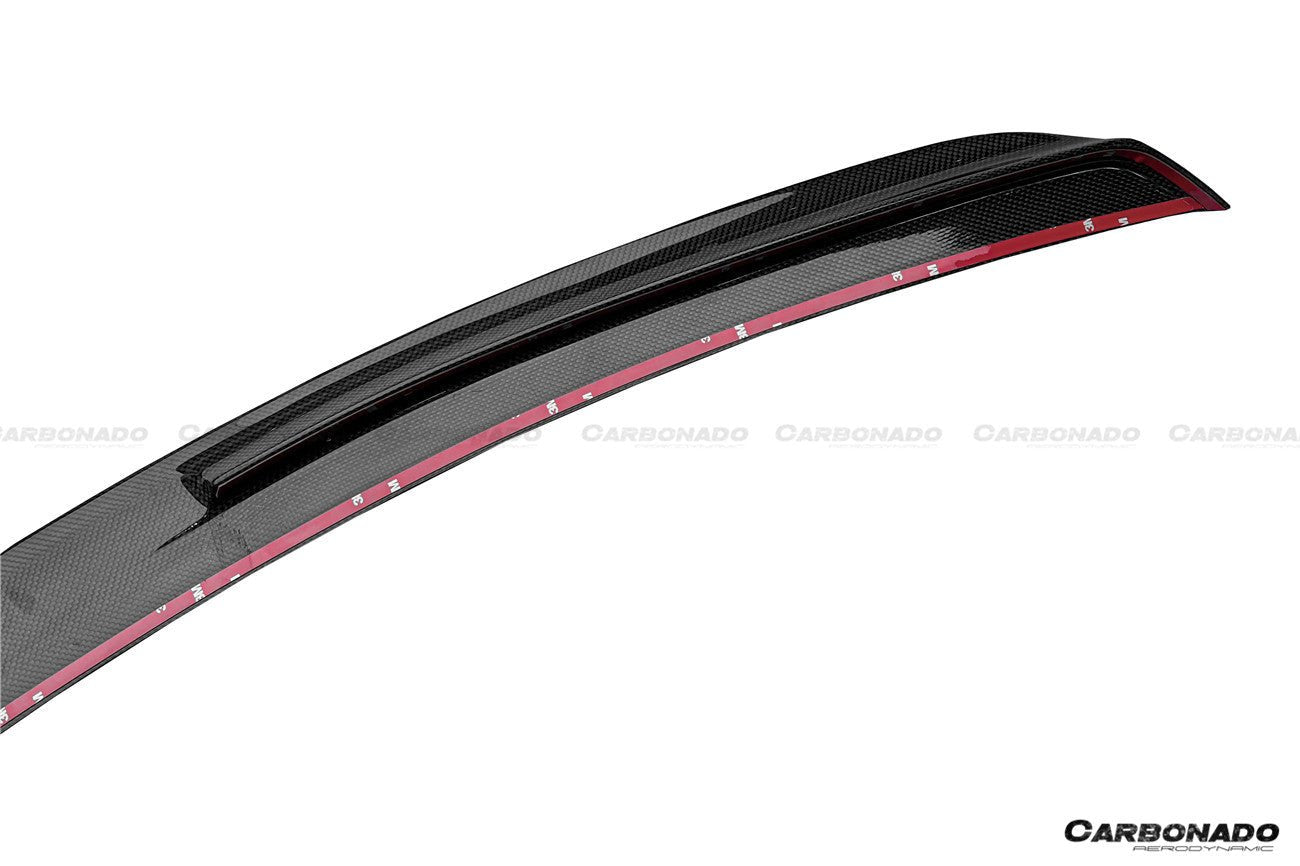 2018 - 2022 Ferrari 488 PISTA NV Style Carbon Fiber Trunk Spoiler Wing