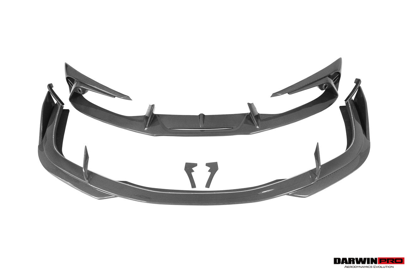 Ferrari 296 GTB GTS F171 IMP Style Carbon Fiber Front Lip Splitter 2022-2026