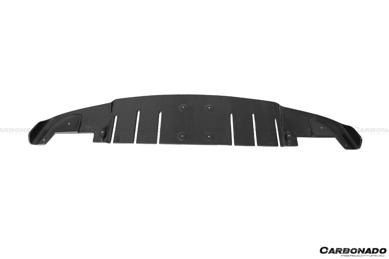 2010 - 2015 Ferrari 458 Coupe & Spyder AV Style Carbon Fiber Rear Diffuser Lip