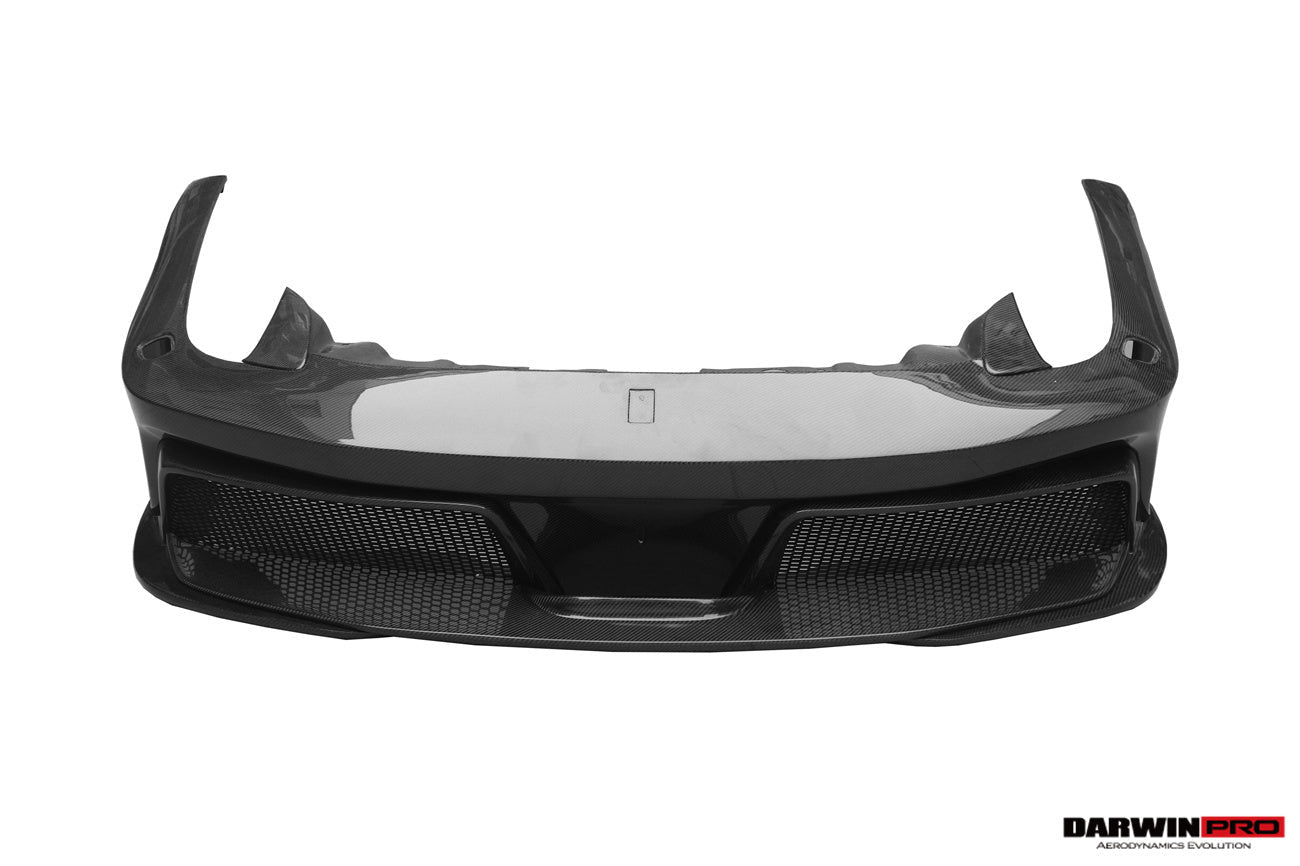 2010-2015 Ferrari 458 Coupe & Spyder BKSS Style Carbon Fiber Hood and Partial Carbon Fiber Front bumper