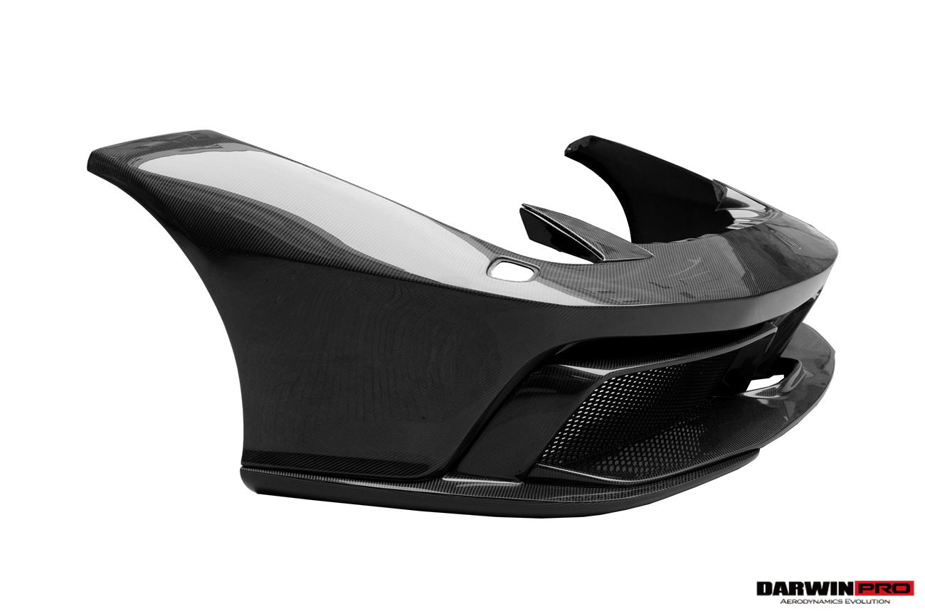 2010-2015 Ferrari 458 Coupe & Spyder BKSS Style Carbon Fiber Hood and Partial Carbon Fiber Front bumper