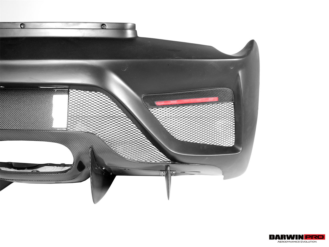 2010-2015 Ferrari 458 Coupe BKSS Style Partial Carbon Fiber Rear Bumper And Carbon Fiber Trunk With Tail Light Cover
