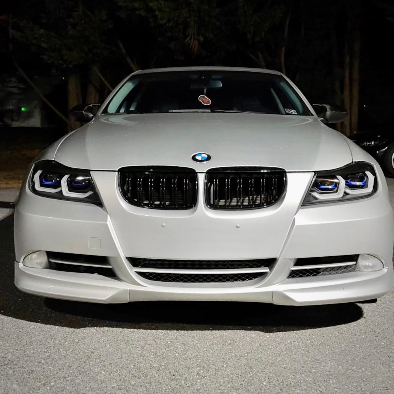 E90 3 Series Sedan Laser Style LED Headlights V3 CSL Yellow/White (2005 - 2012)